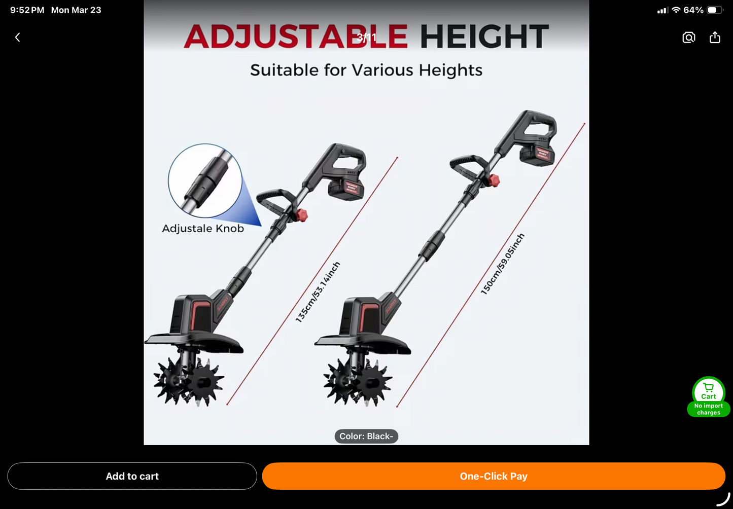 Electric Rototiller