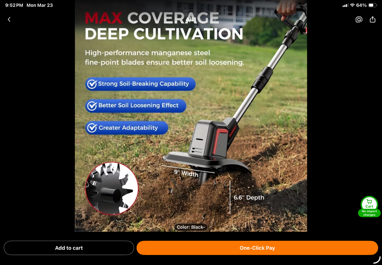 Electric Rototiller