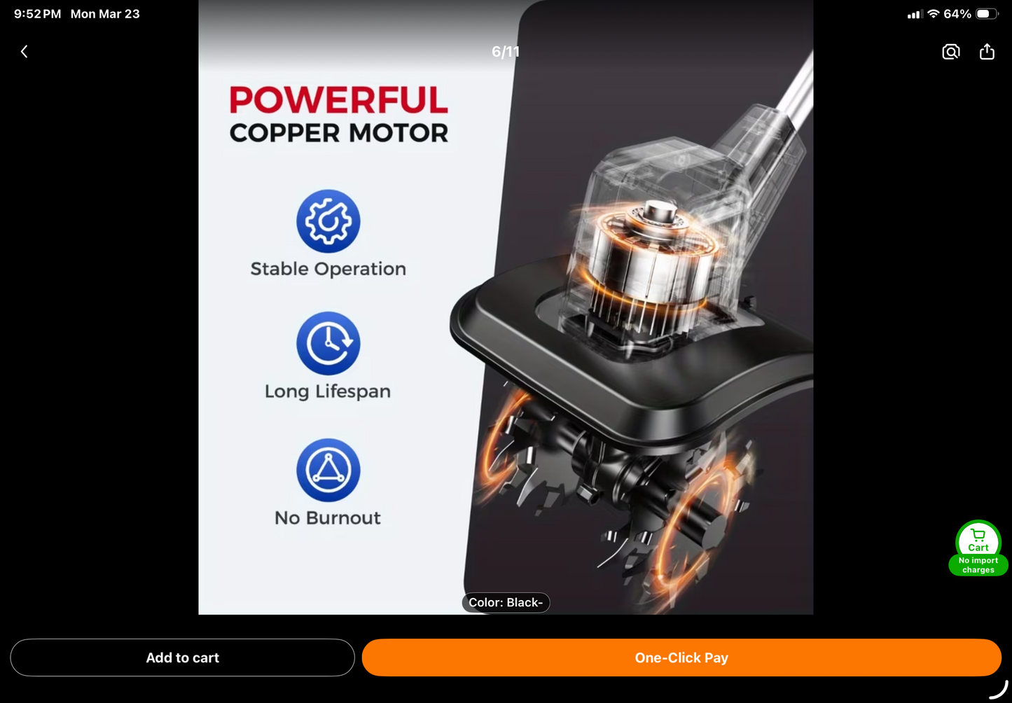 Electric Rototiller