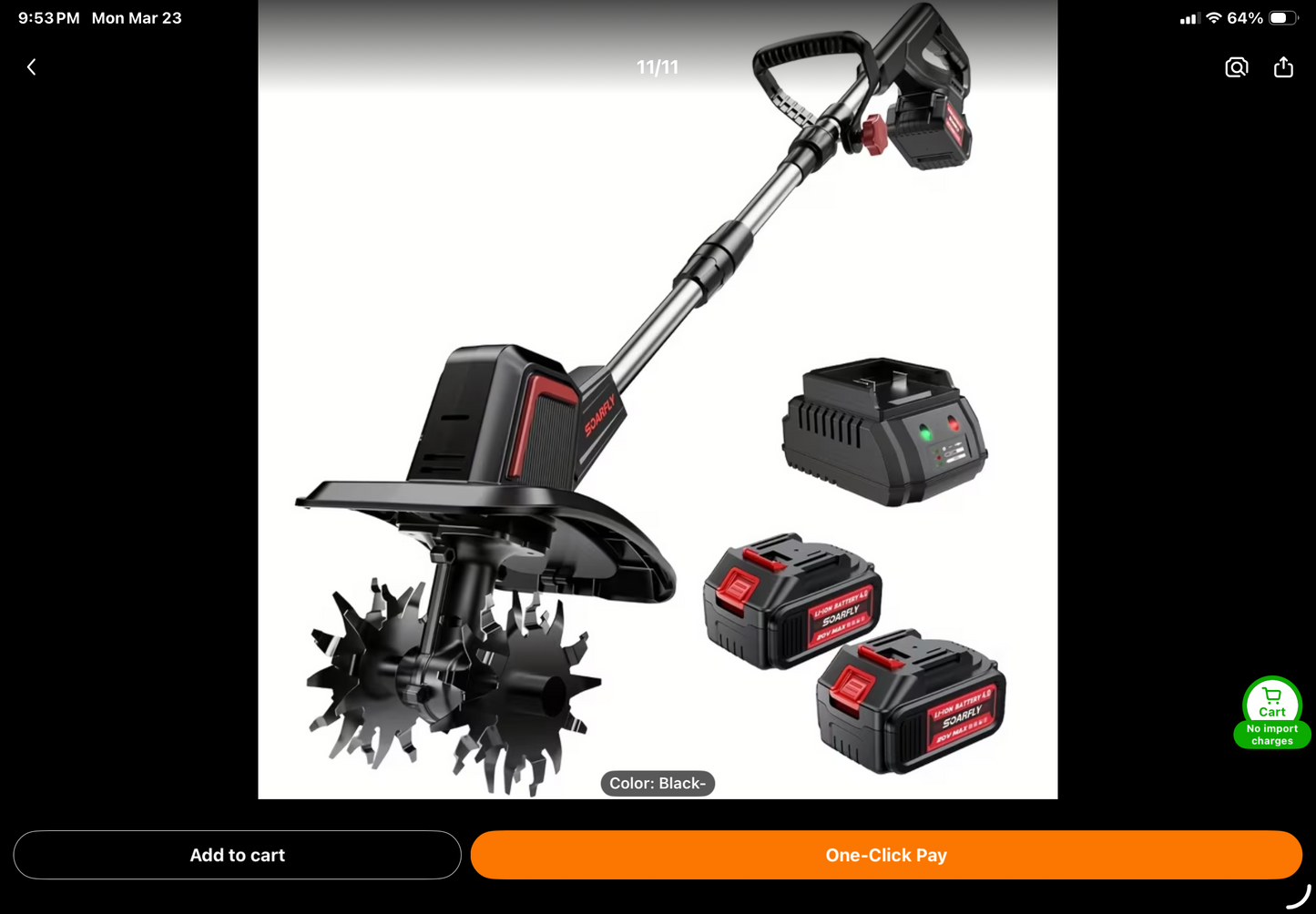Electric Rototiller